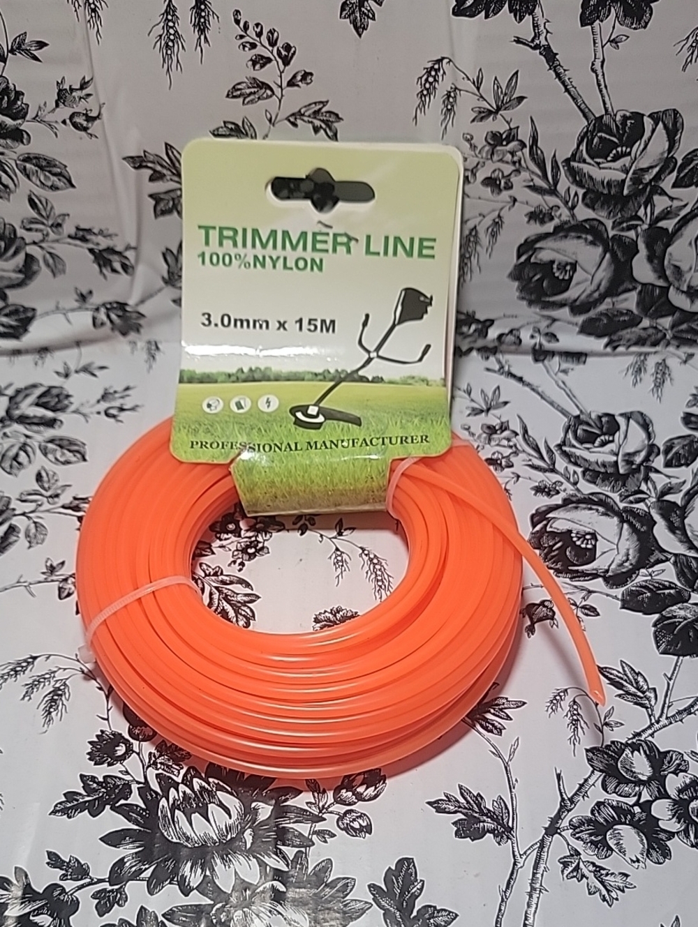 100% Nylon Orange 3.0mm x 15M -